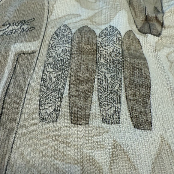 Caribbean Joe Hawaiian surfboard short sleeve button up SZ XL - Picture 5 of 11